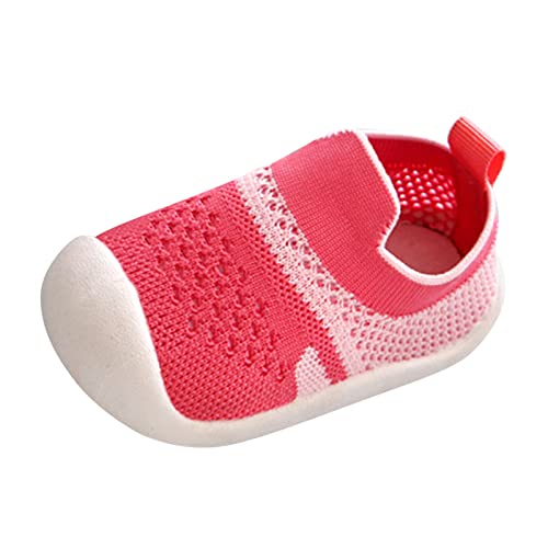 Generisch Freizeitschuhe Mesh Soft Bottom Atmungsaktive Slip On Sportschuhe Socken Schuhe Jungs Schuhe 37 (C, 22.5 Toddler) von Generisch