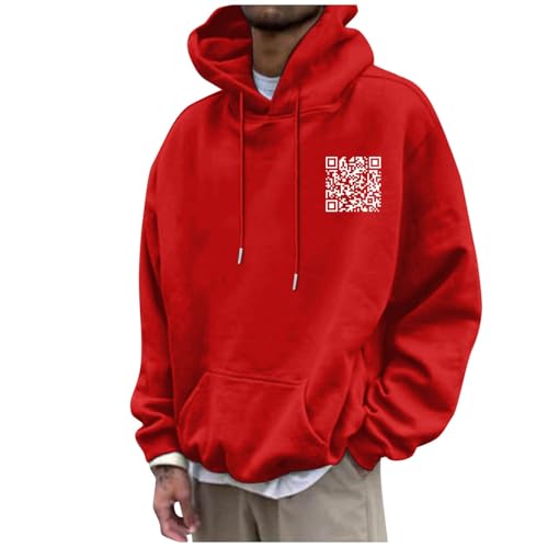 Generisch Funny FU QR Code Hoodie Funny Scannable Qr Code Unisex Qrcode Hoodie FU QR Code Sweatshirt Funny Hoodie Unisex Unique QR Code with Humorous Hidden Message Shirt von Generisch