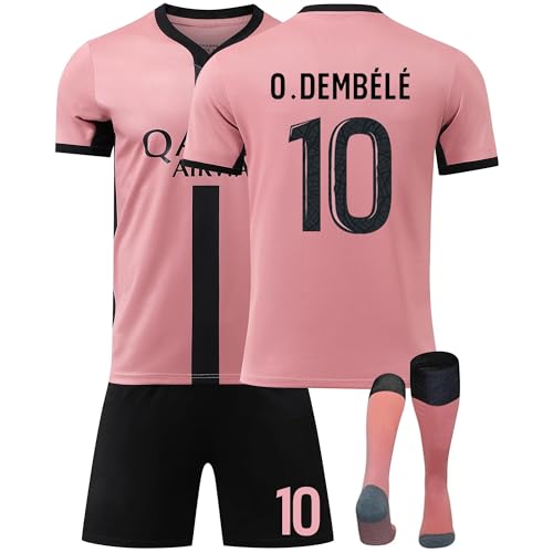 Generisch Fußball Trikot Fußballt Hause/Auswärts Fußballtrikot für Kinder Herren Jungen Fussball Jersey Football Trikots Sportshirt Junge Football Training T-shirts (2A-10, 22(6-7 Jahre)) von Generisch