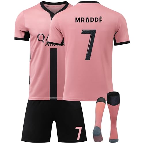 Generisch Fußball Trikot Fußballt Hause/Auswärts Fußballtrikot für Kinder Herren Jungen Fussball Jersey Football Trikots Sportshirt Junge Football Training T-shirts (2A-7, XL) von Generisch