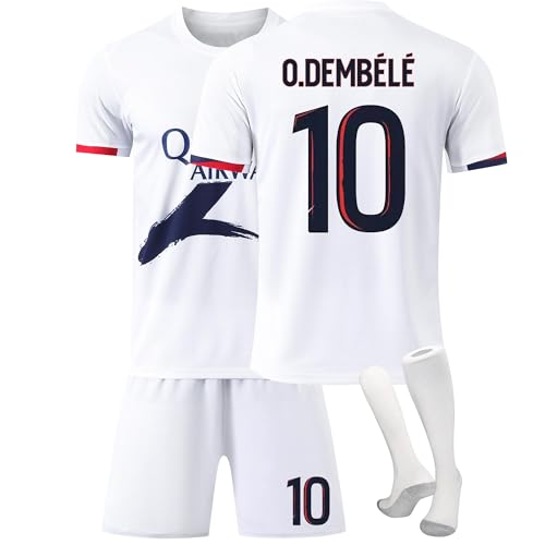 Generisch Fußball Trikot Fußballt Hause/Auswärts Fußballtrikot für Kinder Herren Jungen Fussball Jersey Football Trikots Sportshirt Junge Football Training T-shirts (A-10, 28(12-13 Jahre)) von Generisch