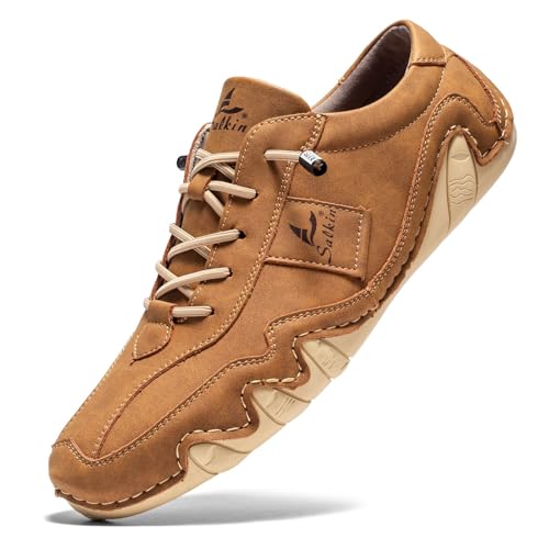 Generisch Fußballschuhe Herren Professionelle Elegant Halbschuhe Ohne Schnürung Wanderschuhe Sportlich StraßEnlaufschuhe Fußballschuhe Herren Professionelle Outdoor Sport Football Schuhe von Generisch