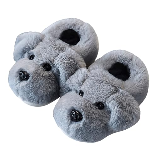 Generisch Fußbettpantoffel Kinder Cartoon Jungen Mädchen Fuß Hausschuhe Baby Hausschuhe Jungen 27 (Grey, 27 Toddler) von Generisch
