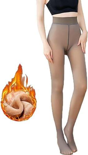 Generisch Gefütterte Strumpfhose Thermo Strumpfhose Damen Fleece Strumpfhose, Strumpfhosen Damen Winter Warme Strumpfhose Termostrumpfhosen von Generisch