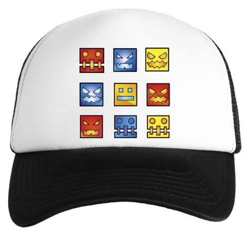 Generisch Geometrie Dash Symbol Gesicht Weiße Kinder Baseball Cap Unisex Snapback Generisch Geometrie Dash Symbol Gesicht Weiße Kinder Baseball Cap Unisex Snapback von Generisch