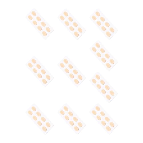 Generisch Glasses Nose Grips, Eyeglass Nose Pads, 40 Pair Soft Sponge Non-Slip Self-Adhesive Comfortable Replacement Pads for Eyewear Sports Work Travel Commuting, 0.35x0.24x0.06 Inches von Generisch