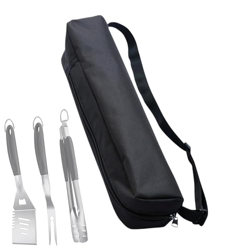 Generisch Grill Werkzeug Aufbewahrungstasche - Outdoor Besteck Organizer,Tragbar Mit Mehreren Fächern Für Camping Picknick Festivals Reisen von Generisch