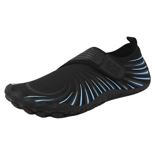 Generisch Gummi Stiefeletten Damen Schuhe Wasserdicht Eigenschaften: Schuhe für Damen mit Absatz (Blue,44) von Generisch