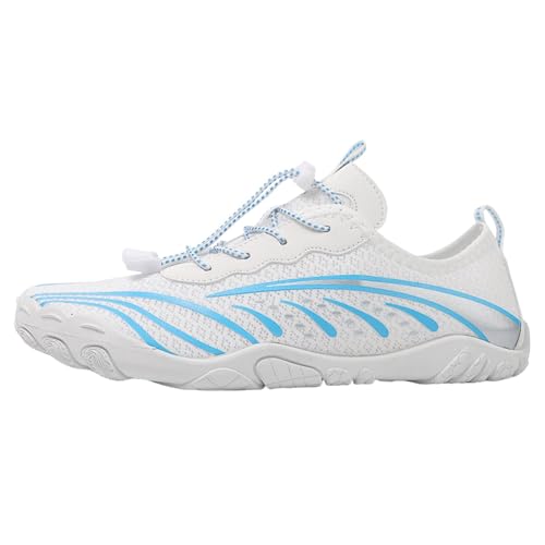 Generisch Gummistiefel Damen 41 Stiefel Weiter Schaft Sportschuhe für Damen und Herren,Outdoor Fluss Tracing Schuhe,Herren und Strandschuhe,Hautfreundliche Schwimmschuhe,Bunte Socken (Sky Blue,46) von Generisch