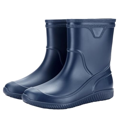 Gummistiefel Damen 41 wasserdichte Stiefeletten Modische Regenstiefel für Herren mit mittlerem Rohr können überall getragen Werden,zum Angeln im Freien,in Gummistiefel Damen Gelb (Blue,43) Gummistiefel Damen 41 wasserdichte Stiefeletten Modische Regenstiefel für Herren mit mittlerem Rohr können überall getragen Werden,zum Angeln im Freien,in Gummistiefel Damen Gelb (Blue,43) von Generisch