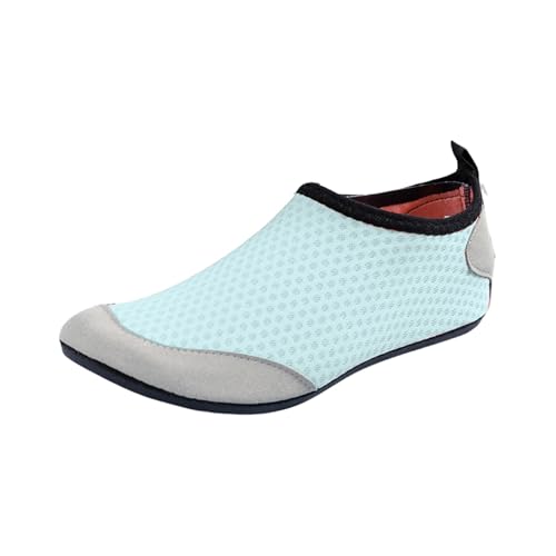 Generisch Gummistiefel Damen Schwarz Regenstiefeletten Schwimmschuhe für Herren und Damen,River Tracing Schuhe für Herren und,Indoor Fitnessschuhe,Watschuhe Ü Mountainbike Schuhe (Light Blue,39) von Generisch
