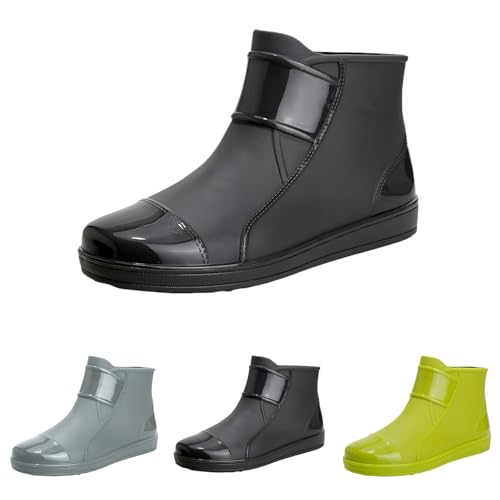 Generisch Gummistiefel Herren Kurz Weitschaft Regenstiefel Stiefelette Wasserdicht Herrenschuhe Elegant und Bequem Ankle Boot Soft Rain Gummistiefel Generisch Gummistiefel Herren Kurz Weitschaft Regenstiefel Stiefelette Wasserdicht Herrenschuhe Elegant und Bequem Ankle Boot Soft Rain Gummistiefel von Generisch
