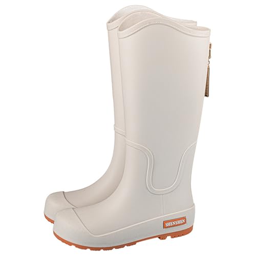Generisch Gummistiefel Kinder Mädchen Weiche Sohle Regenschuhe Verstellbare Halbhoch Weiche Sohle Boots Wasserdicht Wasserschuhe Anti-Rutsch Regenschuhe Jungen und Mädchen Kinderstiefel von Generisch