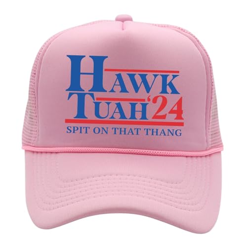 Generisch Ha-Wk Tuah Baseball Cap Ha-Wks Tuah Hat Spit That Thang Baseball Cap for Mens Vintage Trucker Hat,Funny Mesh Outdoor Sport Hat von Generisch