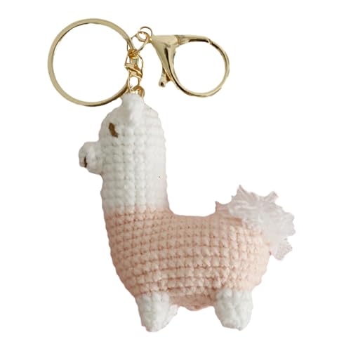 Generisch Häkeltiere,Taschenanhänger Tierdesign - Handgewebte Alpaka-Accessoires Für Schulranzen Als Deko Für Kinder Und Erwachsene von Generisch