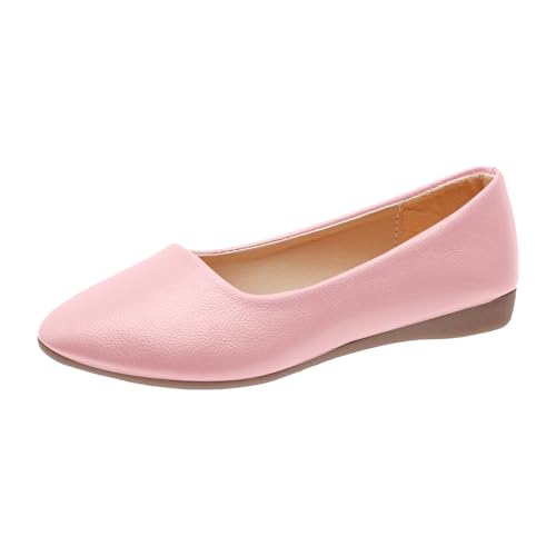 Generisch Halbschuhe Damen Ballerina Frühling Spitzenschuhe Ballett Sommerschuhe Slip On Freizeitschuhe Brautschuhe Bequeme Elegant Lässige Flach Atmungsaktive Leichtgewichts Spitze Keilabsatz (38) von Generisch
