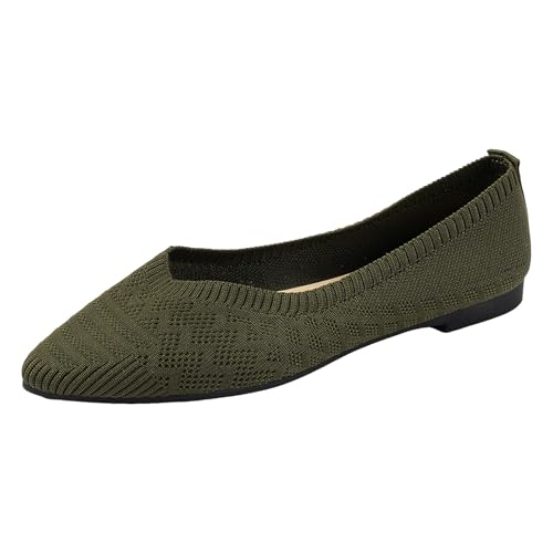 Generisch Halbschuhe Damen Ballerina Frühling Spitzenschuhe Ballett Sommerschuhe Slip On Freizeitschuhe Brautschuhe Bequeme Elegant Spitze Flach Atmungsaktive Leichte Sockenschuhe Mesh (39) von Generisch