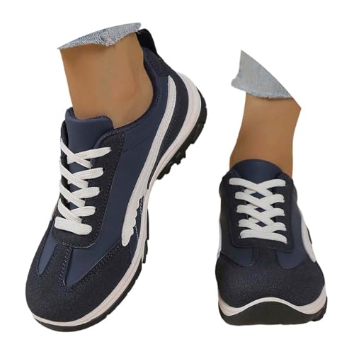 Generisch Halbschuhe Damen Elegant Lässig Sneaker Atmungsaktive Freizeitschuhe Festliche Schuhe Retro Stil Walkingschuhe Outdoor Freizeit Turnschuhe Dirndl Schuhe Sommerschuhe von Generisch