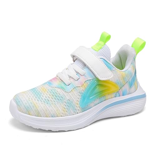 Generisch Hallenschuhe Kinder Mädchen Turnschuhe Kinder Sportschuhe Mädchen Hallenschuhe Laufschuhe Schuhe Sneaker Atmungsaktiv Kinderschuhe von Generisch