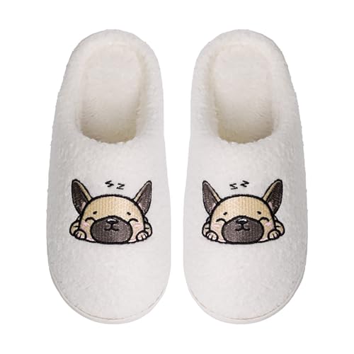 Generisch Halloween Hausschuhe Unisex Lustige Damen Rutschfest Komfort Gothic Pantoffeln Flache Bequeme Hausschuhe Weiche Leicht Slipper Außen Herren Warme Winter Cozy von Generisch