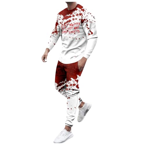 Generisch Halloween Pullover Herren Mit Langarm Druck Jogginganzug Herren Sweatshirt Bloody Zweiteiler Herren Jogginganzug Halloween Horror Trainingsanzug Mit Rundhals 17 Generisch Halloween Pullover Herren Mit Langarm Druck Jogginganzug Herren Sweatshirt Bloody Zweiteiler Herren Jogginganzug Halloween Horror Trainingsanzug Mit Rundhals 17 von Generisch