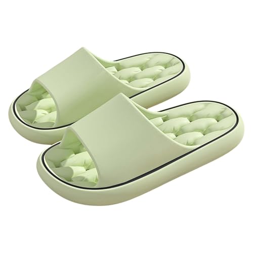 Generisch Hausschuhe Badeschuhe Damen Herren Hohl Schnelltrocknend Rutschfeste Flache Offene Zehenpartie Pantoffeln Badezimmer Indoor Eva Hausschuhe Weiche Slip On Schuhe gr 38 von Generisch