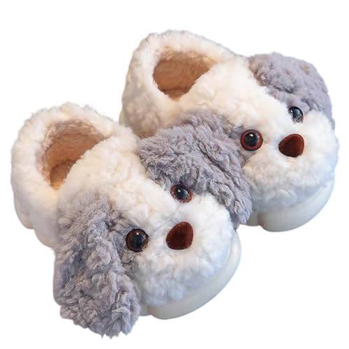 Generisch Hausschuhe Barfußschuhe Kinder Warm Plüsch Hund Hausschuhe Nette Winter Baumwolle Warme Rutschfeste Haushaltsschuhe Fußwärmer Rutschfeste Dickbesohlte Slip-On House Slippers Generisch Hausschuhe Barfußschuhe Kinder Warm Plüsch Hund Hausschuhe Nette Winter Baumwolle Warme Rutschfeste Haushaltsschuhe Fußwärmer Rutschfeste Dickbesohlte Slip-On House Slippers von Generisch