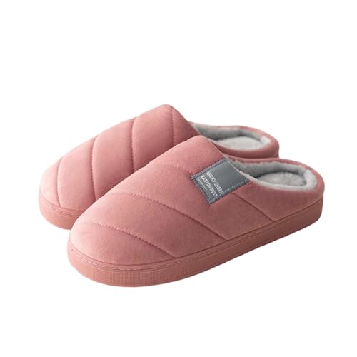 Generisch Hausschuhe Damen, Damen Slipper Winter Non-Slip Slippers with Warm Plush Filz Lightweight von Generisch