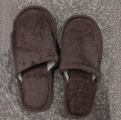 Generisch Hausschuhe Damen,Hausschuhe für Damen Winter Warm Plush Slippers Bequeme Slipper Unisex Men's Felt Women's von Generisch