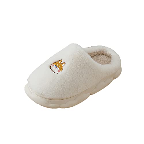 Generisch Hausschuhe Damen Filz Hausschuhe Damen Herren Winter Schlappen Leicht Flauschige Filz Mit Flexiblen Obermaterial Hauslatschen Casual Weichen Weichen Filzhausschuhe von Generisch