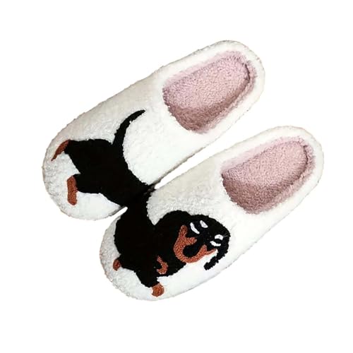 Generisch Hausschuhe Damen Herren Winter Halloween Weihnachten Urlaub Slipper Haus Schuhe Home Slipper Fuzzy Outdoor Indoor Schlafzimmer Hausschuhe Halloween Kürbis Plüsch Pantoffeln Warmer Schuhe von Generisch