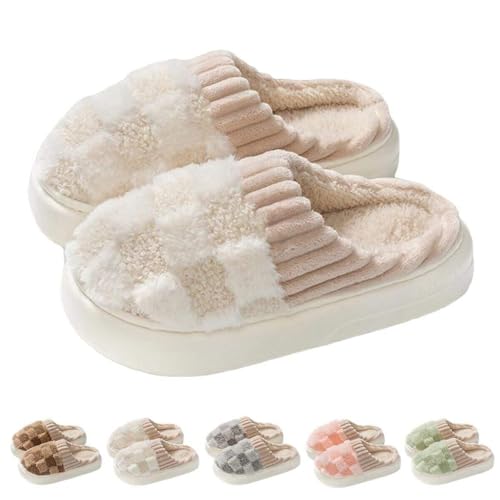 Generisch Hausschuhe Damen Herren Winter Halloween Weihnachten Urlaub Slipper Haus Schuhe Home Slipper Fuzzy Outdoor Indoor Schlafzimmer Hausschuhe Halloween Kürbis Plüsch Pantoffeln Warmer Schuhe von Generisch