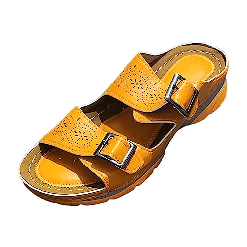 Generisch Hausschuhe Damen Sandalen, Strandschuhe Leichte Hausschuhe Generish Sandalen Damen OrthopäDische Schuhe Sandaletten Pantolette Schlappen Pantolette Freizeitschuhe 39 von Generisch
