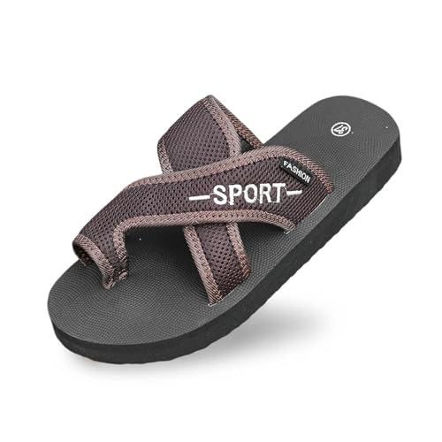 Generisch Hausschuhe Damen Sandalen,Damen Sandalen Bequem Hallux Valgus OrthopäDische Schuhe Outdoor Wassersandalen Casual （Braun, Größe 36-43） von Generisch