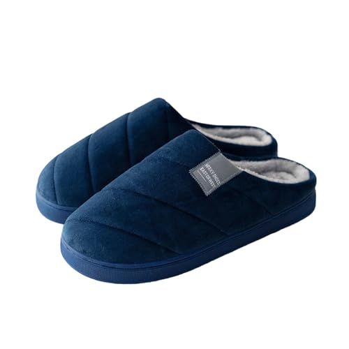 Generisch Hausschuhe Damen Winter,Winter Plush Slippers Non-Slip with Warm Filzpantoffeln Frauen Winter Washable Orthopaedic von Generisch