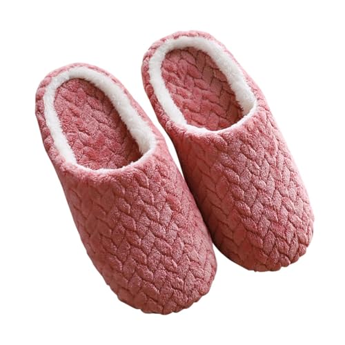 Generisch Hausschuhe Damen Winter Filz - Filzpantoffeln Frauen Bequeme Slippers Unisex Rutschfest Pantoletten Schlappen Lässige Hauspantoffeln Hausschlappen Bequem Winterhausschuhe Bodenschuhe von Generisch