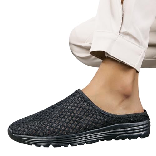 Generisch Hausschuhe Elegante Damen Herren, Pantoletten Bequeme Stoffschuhe Freizeitschuhe Lässige Unisex Sneaker Für Lässige Schlupfschuhe Leichte Atmungsaktive Flach Schuhe Mit Rutschfester Sohle von Generisch