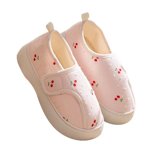 Generisch Hausschuhe Für Damen - Pantoffeln Damen Winter Niedliche Hauspantoffeln Schlappen Weiche Sohle Pantoletten Haushaltsschuhe Bequeme Baumwollschuhe Winterhausschuhe Modischer Freizeitschuhe von Generisch