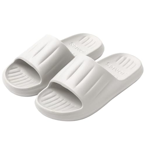 Generisch Hausschuhe Herren Damen Sommer Wolke Schieber mit Dicker Sohle Wolken Badeschlappen Super Weich Bequem Slipper Fußfreundliche Schlappen für Badelatschen Pool Strand Haus innen/außen von Generisch