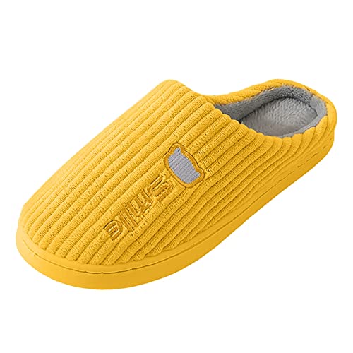 Generisch Hausschuhe Herren Filz Hausschuhe Damen Herren Winter Schlappen Leicht Flauschige Filz Mit Flexiblen Obermaterial Hausschlappen Elegant Freizeit Warme von Generisch