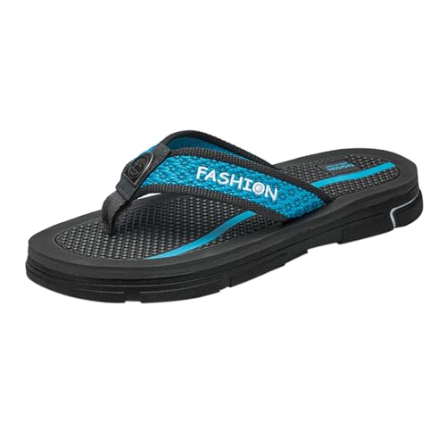 Generisch Hausschuhe Herren Flip Flops Weich Sohle Sandalen Bequeme Zehentranner Slipper Sommerschuhe Rutschfeste Strandschuhe Casual Pantoletten Flache Sandale Badeschuhe Badeschlappen von Generisch