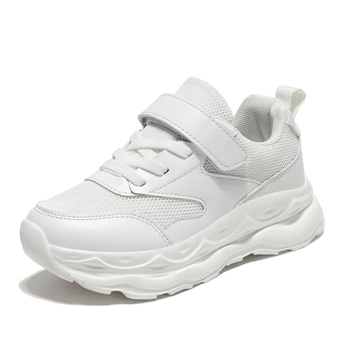 Generisch Hausschuhe Junge Mädchen Turnschuhe Leicht Atmungsaktiv Tennis Sneaker Outdoor Laufschuhe Hallenschuhe Kids rutschfest Laufschuhen Hoops Weich Hausschuhe Traillaufschuhe von Generisch