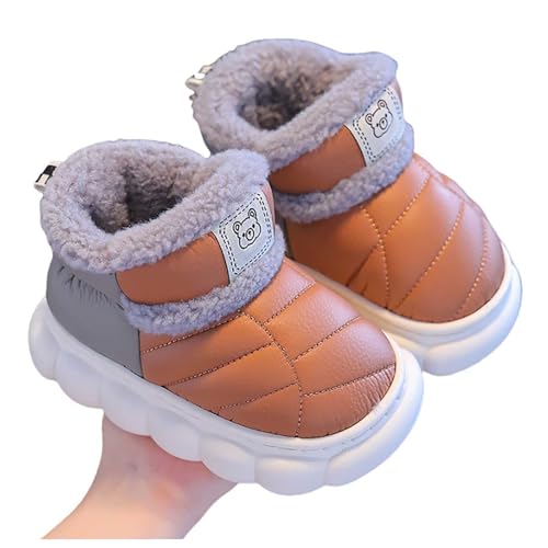 Generisch Hausschuhe Kinder Bequeme Warm Winterpantoffeln Plüschpantoffeln Warme Winterpantoffeln Kinder Hausschuhe rutschfeste Winterschuhe Weiche Pantoffeln Winter HerbstGästehausschuhe von Generisch