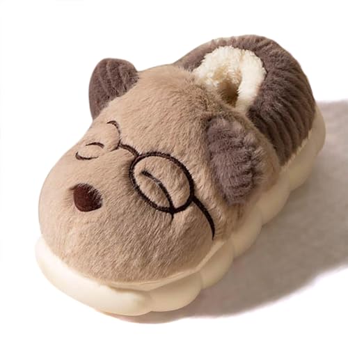 Generisch Hausschuhe Kinder Junge Mädchen Rutschfester Hausschuh Leichte Slippers aus Wolle Barfussschuhe Kids Home Winterschuhe Stoffschuhe von Generisch