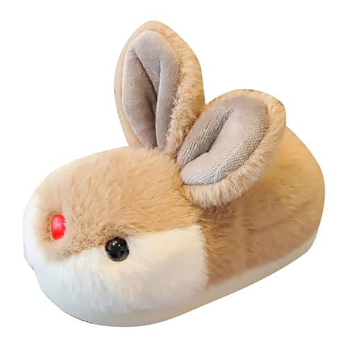 Hausschuhe Kinder Junge Niedlich Plüsch Slippers Mädchen Weich Pantoffeln Barfussschuhe Warm Hallenschuhe Hüttenschuhe Leicht Baby Kleinkinder Baumwolle Hausschuhe für Drinnen und Draussen von Generisch