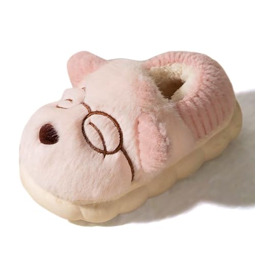 Generisch Hausschuhe Kinder Jungen Mädchen Barfussschuhe Pantoffeln Leicht rutschfest Hüttenschuhe Fleece Slippers Atmungsaktive Lauflernschuhe Jungen Mädchen Slippers von Generisch