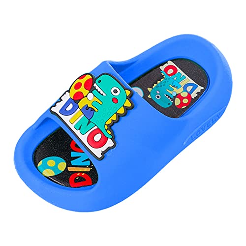 Generisch Hausschuhe Kinder Kinderhausschuhe Cartoon Dinosaurier Flachboden Home wasserdichte Atmungsaktive Strandhausschuhe (Blue, 31.5 Little Child) von Generisch