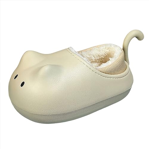 Generisch Hausschuhe Kinder Winter Erwachsener Slipper Pantoffeln Warm Plüsch Niedlich Karikatur Tier Kinderhausschuhe Lauflernschuhe für Kinder Weiche Slippers von Generisch