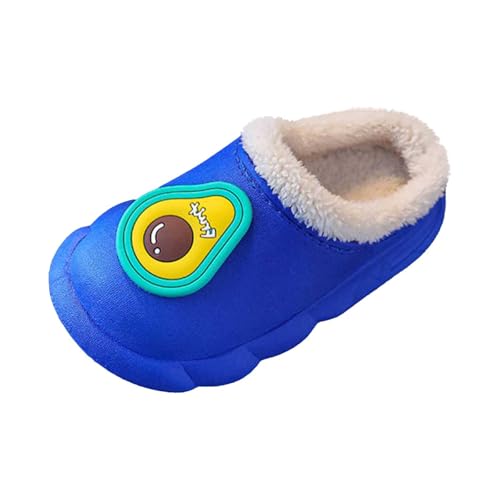 Generisch Hausschuhe Kinder Winter Pantoffeln Flauschig Leichte Cartoon Filzpantoffeln rutschfeste Warme Schlappen Schuhe Kuschel Weichen Sohlen Gefütterte Hüttenschuhe Slippers von Generisch