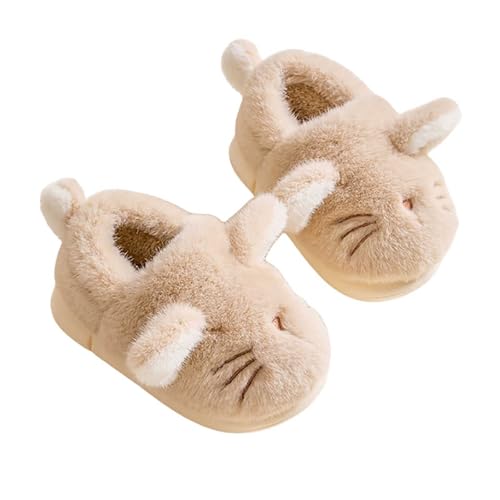 Generisch Hausschuhe Kinder Winter Warme Slippers Weiches Flauschiges Pantoffeln Plüsch Niedliche rutschfeste Hüttenschuhe Hauspantoffeln Lustig Pantoffeln Drinnen und Draußen von Generisch